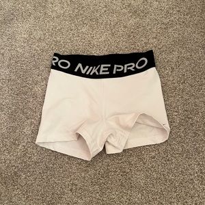 White Nike Pros